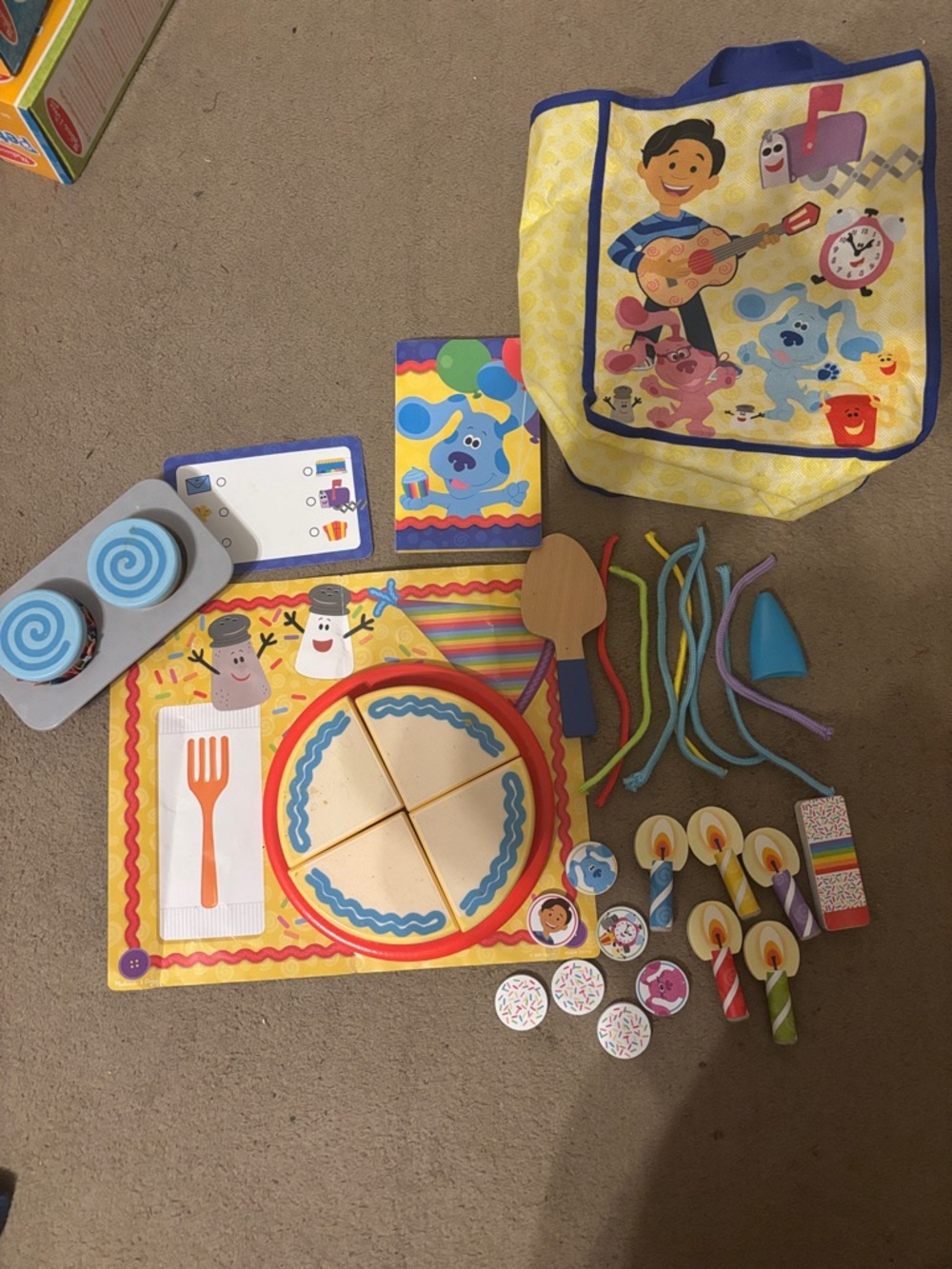 5 for $25 Kids' Blue Clues and You Party Play Set with Carry Bag